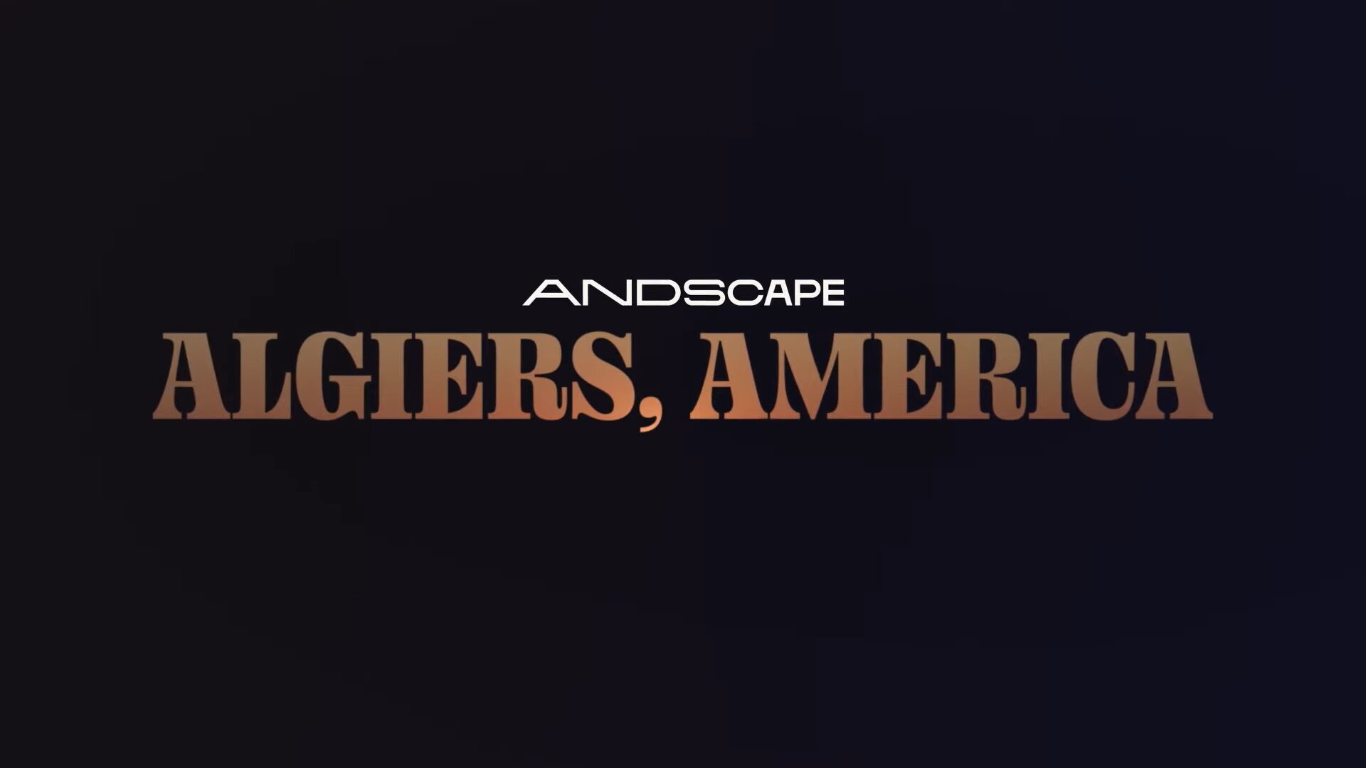 Algiers, America on Hulu